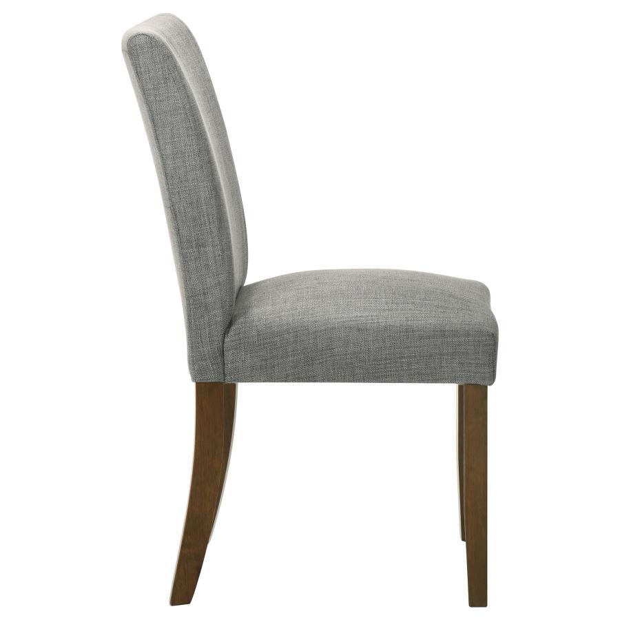 Cantley - Upholstered Dining Side Chair (Set of 2) - Gray Chair Set modern furniture Contempo Furniture