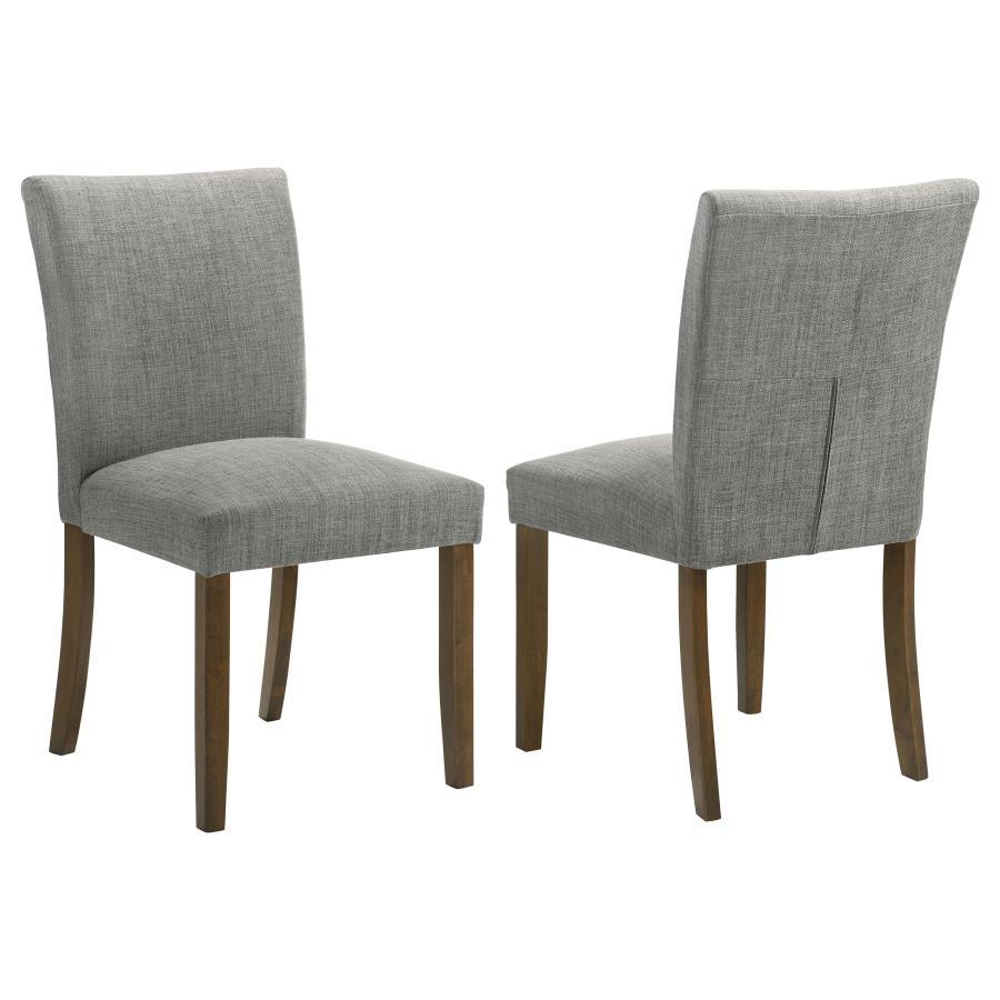 Cantley - Upholstered Dining Side Chair (Set of 2) - Gray Chair Set modern furniture Contempo Furniture
