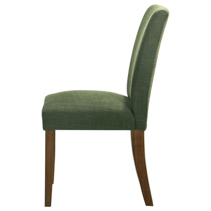 Cantley - Upholstered Dining Side Chair (Set of 2) - Green Chair Set modern furniture Contempo Furniture