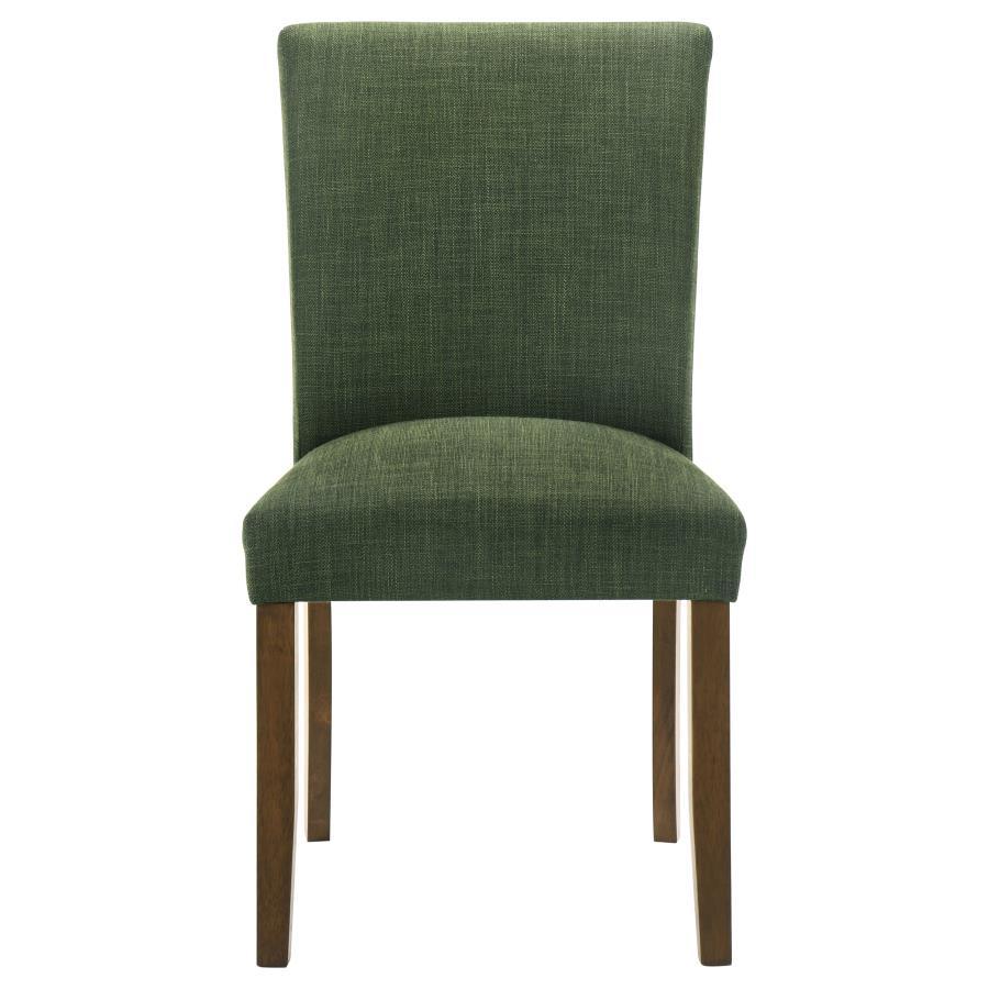 Cantley - Upholstered Dining Side Chair (Set of 2) - Green Chair Set modern furniture Contempo Furniture