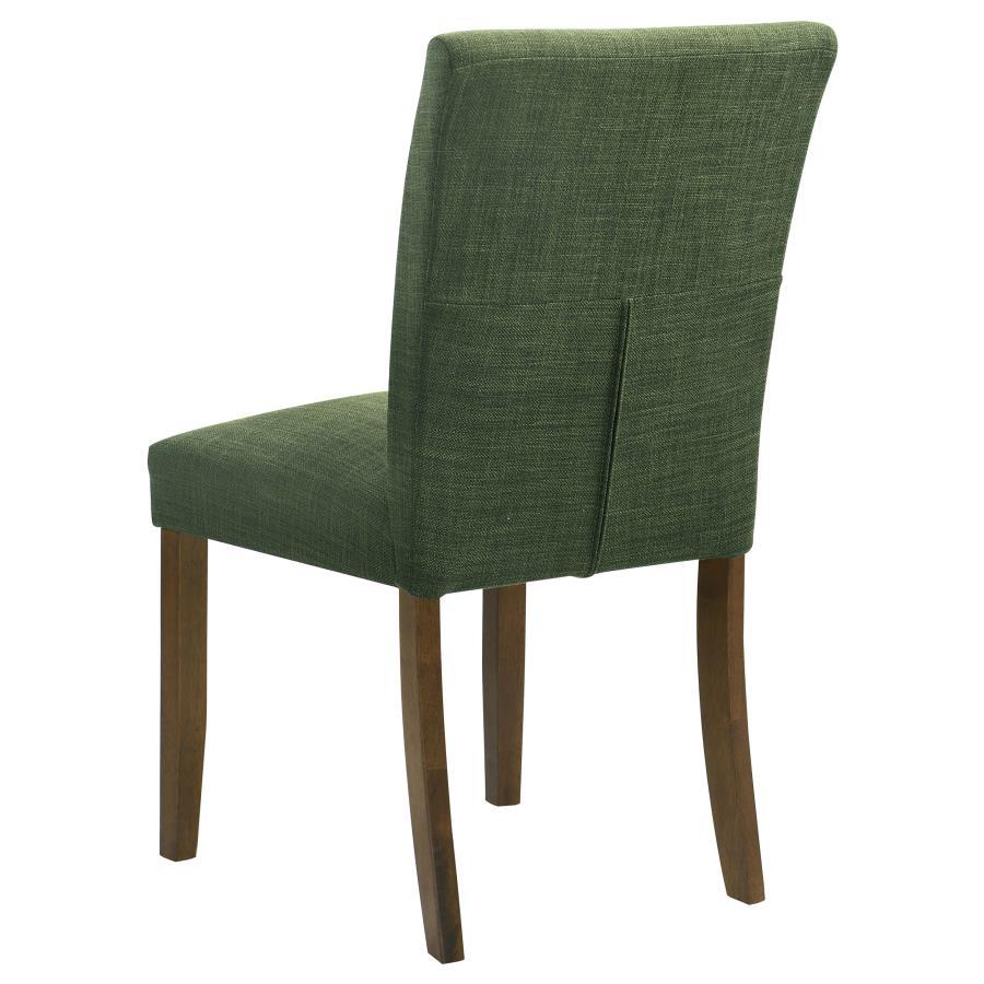 Cantley - Upholstered Dining Side Chair (Set of 2) - Green Chair Set modern furniture Contempo Furniture