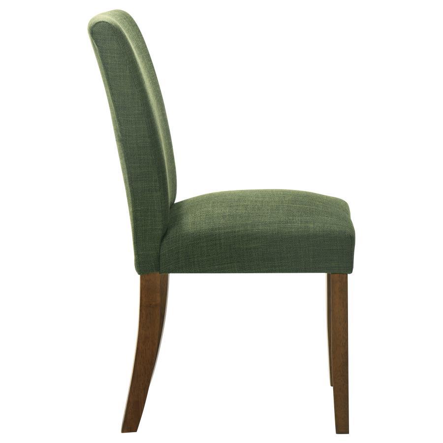 Cantley - Upholstered Dining Side Chair (Set of 2) - Green Chair Set modern furniture Contempo Furniture