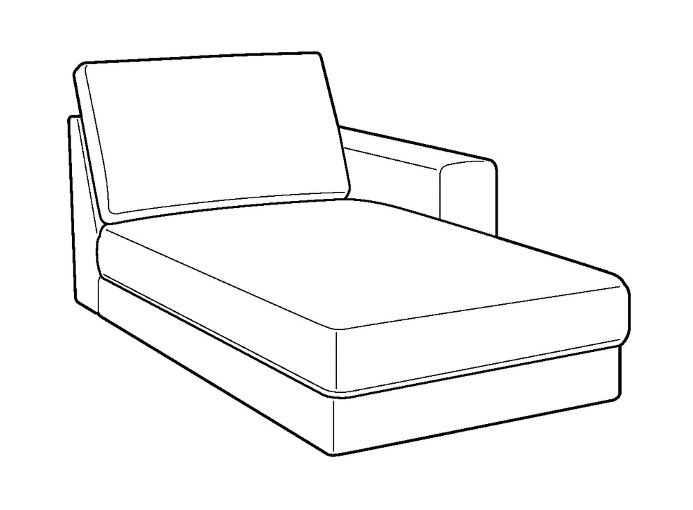 Luonto Capri Chaise With Armrest