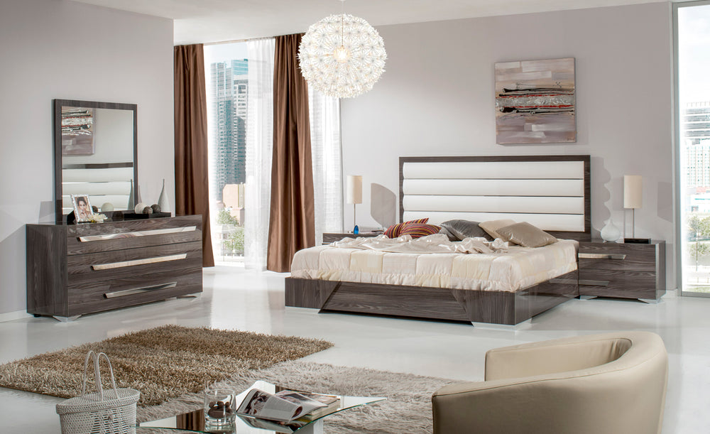 Capulet Italian Modern Grey Mirror - View 2