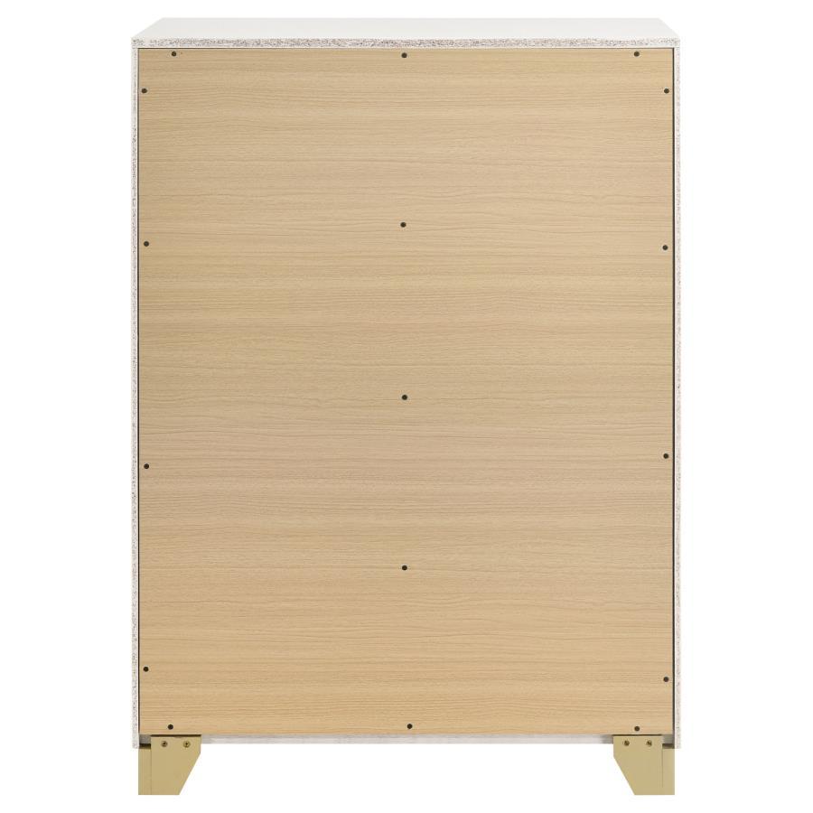 Caraway - 4 - Drawer Bedroom Chest - White Accent Chest modern furniture Contempo Furniture