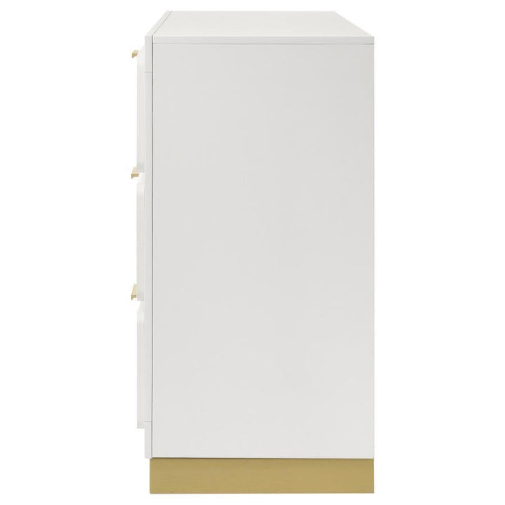 Caraway - 6 - Drawer Dresser - White Dressers modern furniture Contempo Furniture