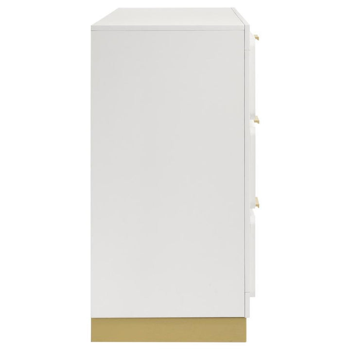Caraway - 6 - Drawer Dresser - White Dressers modern furniture Contempo Furniture