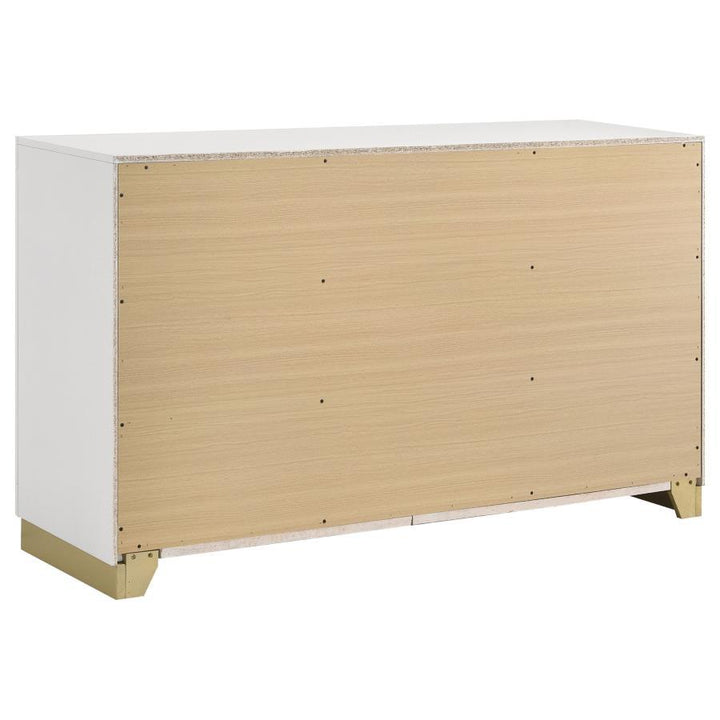 Caraway - 6 - Drawer Dresser - White Dressers modern furniture Contempo Furniture