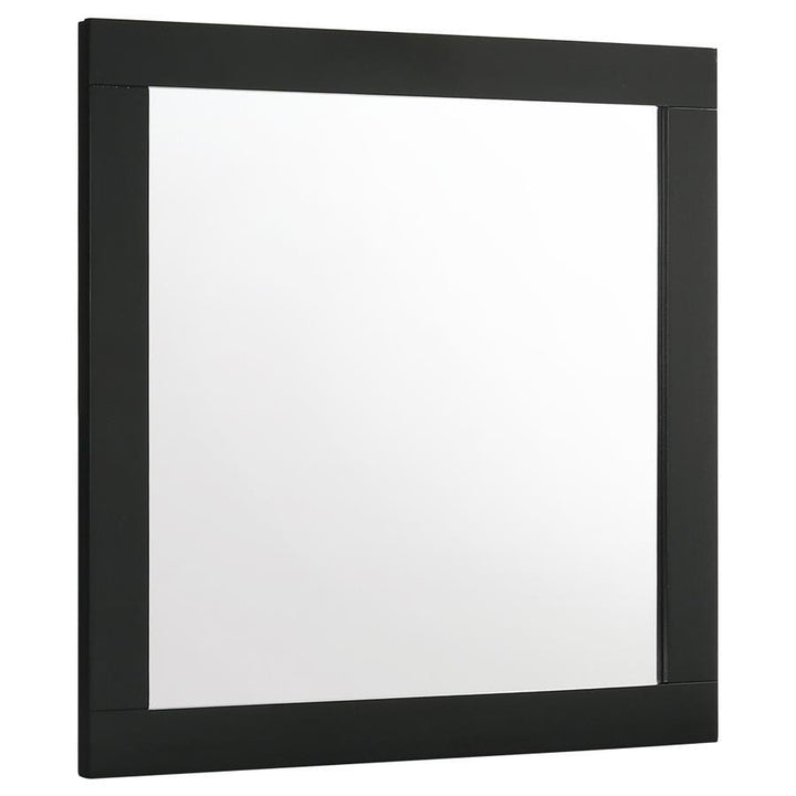 Caraway - Dresser Mirror - Black Mirror modern furniture Contempo Furniture