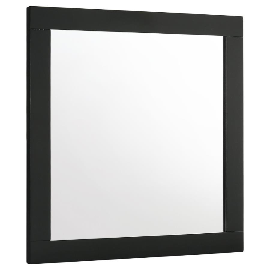 Caraway - Dresser Mirror - Black Mirror modern furniture Contempo Furniture