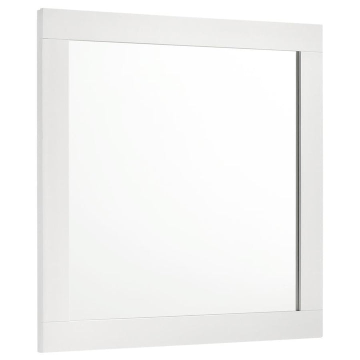 Caraway - Dresser Mirror - White Mirror modern furniture Contempo Furniture