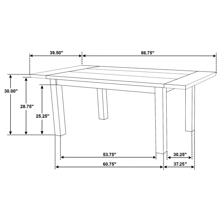 Cardova - 5 Piece Extension Table Dining Set - Vineyard Oak 5 - Piece Dining Room Set modern furniture Contempo Furniture