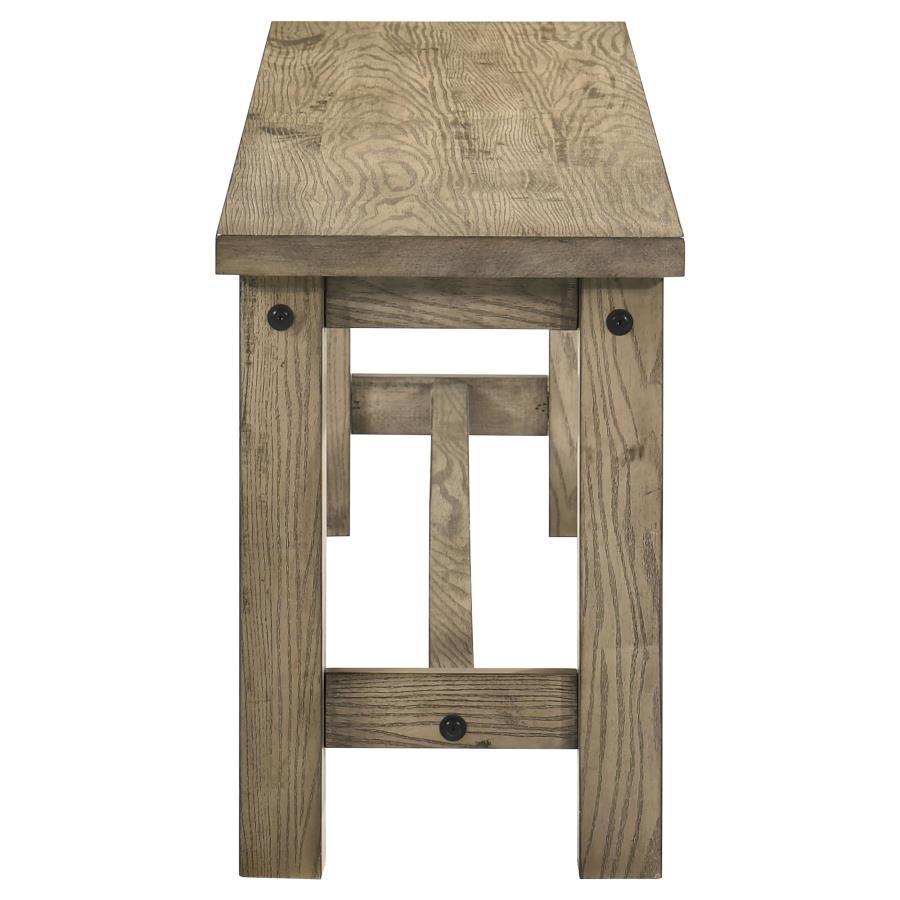 Cardova - 51" Solid Wood Dining Bench - Vineyard Oak Dining Bench modern furniture Contempo Furniture