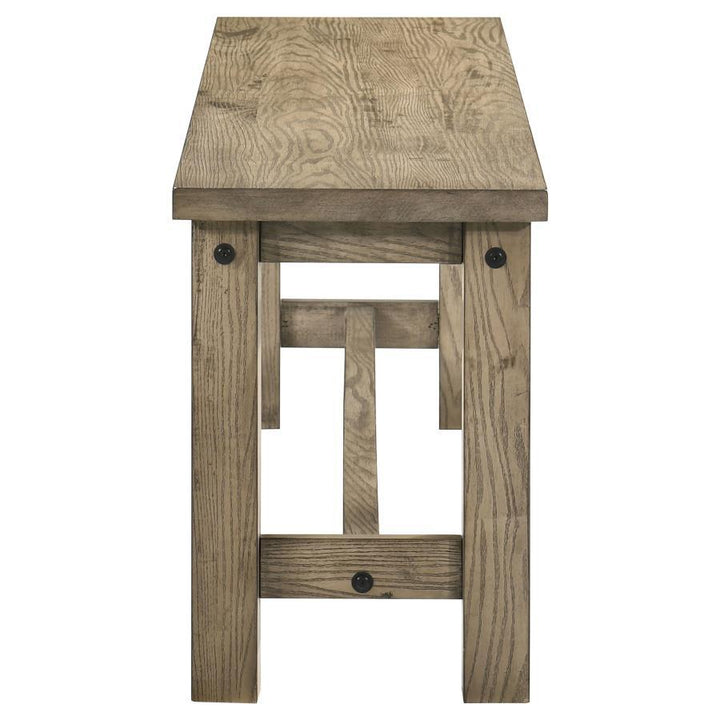 Cardova - 51" Solid Wood Dining Bench - Vineyard Oak Dining Bench modern furniture Contempo Furniture