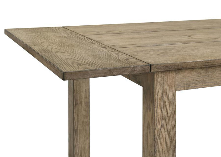 Cardova - 87" Solid Wood Extension Dining Table - Vineyard Oak Dining Table with Extension modern furniture Contempo Furniture