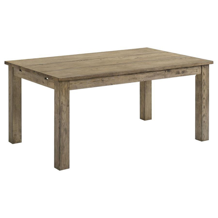 Cardova - 87" Solid Wood Extension Dining Table - Vineyard Oak Dining Table with Extension modern furniture Contempo Furniture