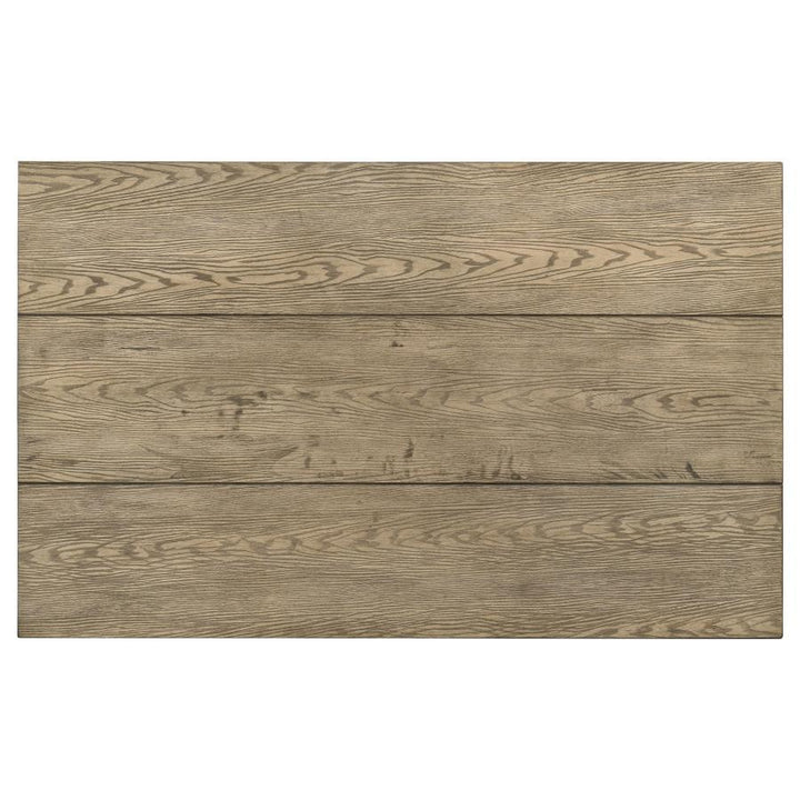 Cardova - 87" Solid Wood Extension Dining Table - Vineyard Oak Dining Table with Extension modern furniture Contempo Furniture