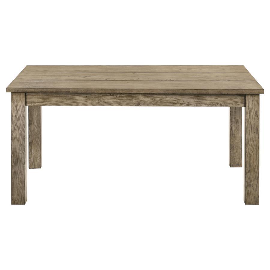 Cardova - 87" Solid Wood Extension Dining Table - Vineyard Oak Dining Table with Extension modern furniture Contempo Furniture