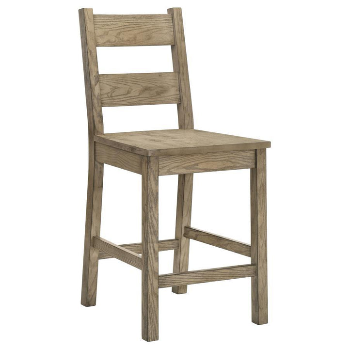 Cardova - Counter Height Dining Chair (Set of 2) - Vineyard Oak Chair Set modern furniture Contempo Furniture