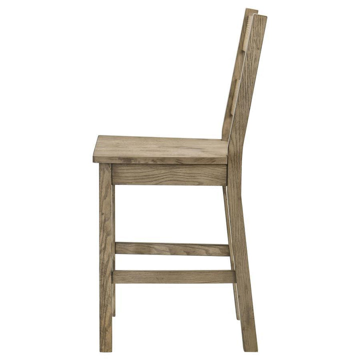 Cardova - Counter Height Dining Chair (Set of 2) - Vineyard Oak Chair Set modern furniture Contempo Furniture