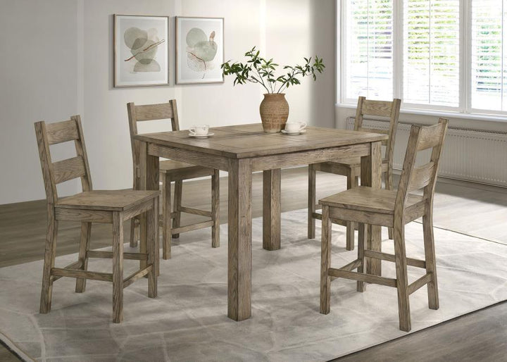 Cardova - Counter Height Dining Chair (Set of 2) - Vineyard Oak Chair Set modern furniture Contempo Furniture