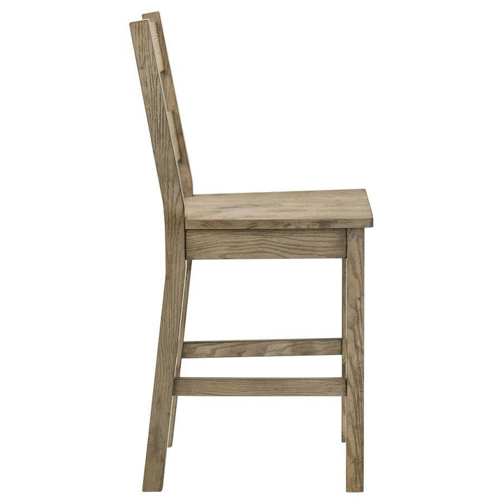 Cardova - Counter Height Dining Chair (Set of 2) - Vineyard Oak Chair Set modern furniture Contempo Furniture