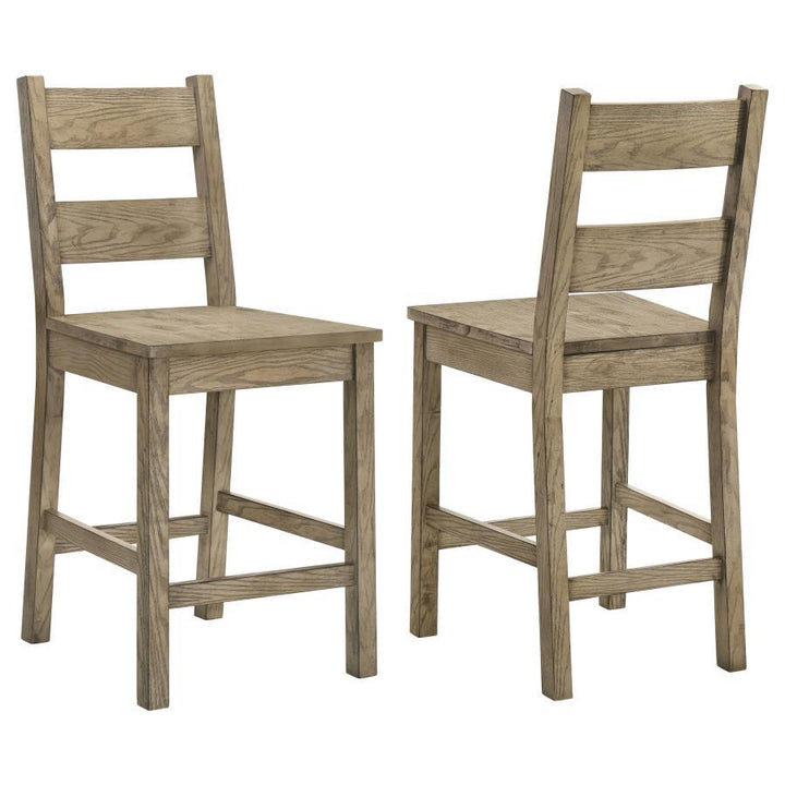 Cardova - Counter Height Dining Chair (Set of 2) - Vineyard Oak Chair Set modern furniture Contempo Furniture