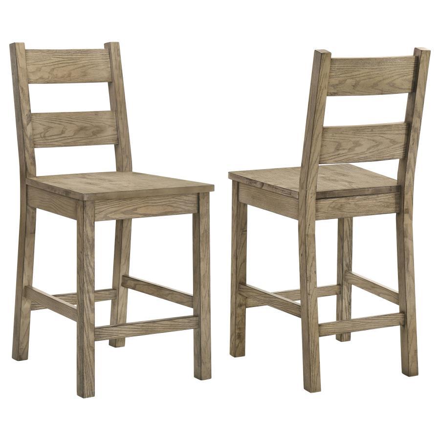 Cardova - Counter Height Dining Chair (Set of 2) - Vineyard Oak Chair Set modern furniture Contempo Furniture