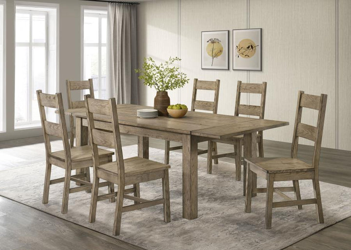 Cardova - Solid Wood Dining Side Chair (Set of 2) - Vineyard Oak Chair Set modern furniture Contempo Furniture