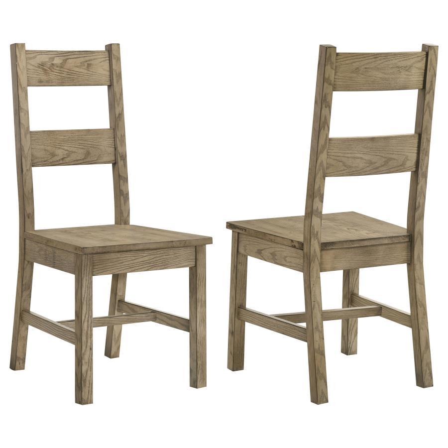 Cardova - Solid Wood Dining Side Chair (Set of 2) - Vineyard Oak Chair Set modern furniture Contempo Furniture