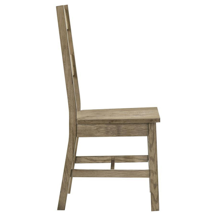 Cardova - Solid Wood Dining Side Chair (Set of 2) - Vineyard Oak Chair Set modern furniture Contempo Furniture