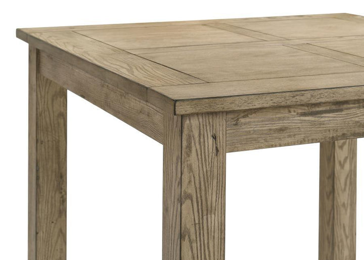 Cardova - Square Counter Height Dining Table - Vineyard Oak Counter Table modern furniture Contempo Furniture