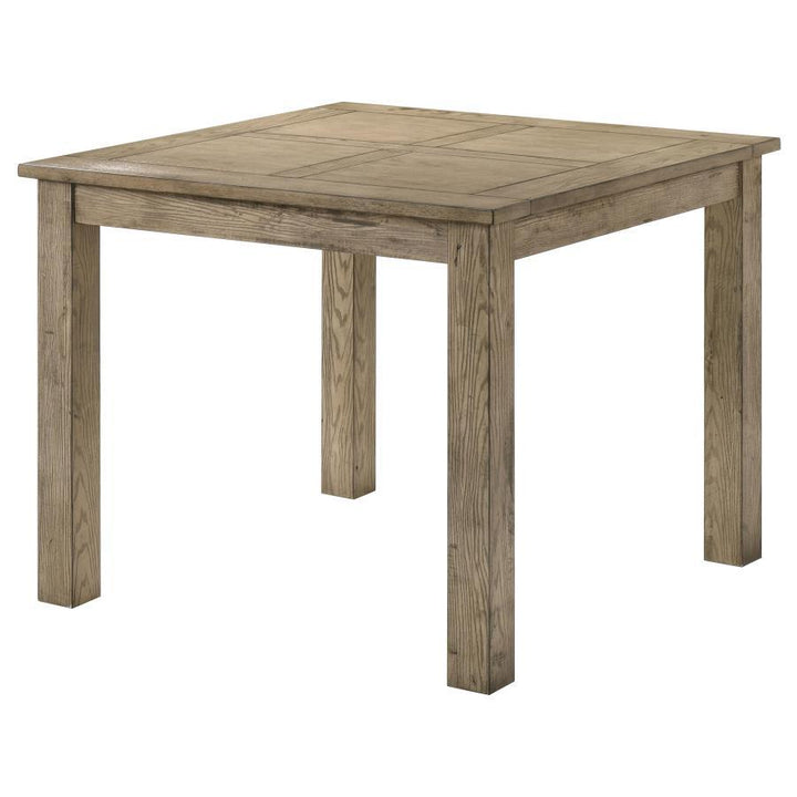 Cardova - Square Counter Height Dining Table - Vineyard Oak Counter Table modern furniture Contempo Furniture