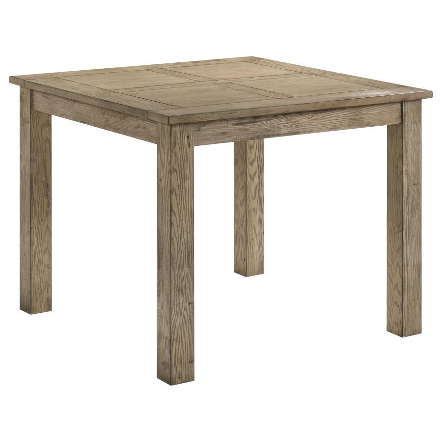 Cardova - Square Counter Height Dining Table - Vineyard Oak Counter Table modern furniture Contempo Furniture