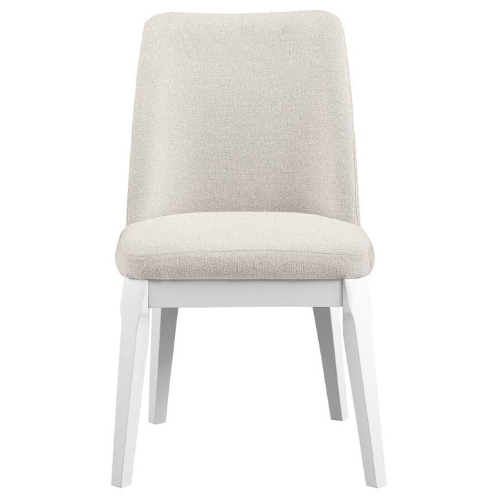 Carissa - Upholstered Dining Side Chair (Set of 2) - Beige Chair Set modern furniture Contempo Furniture