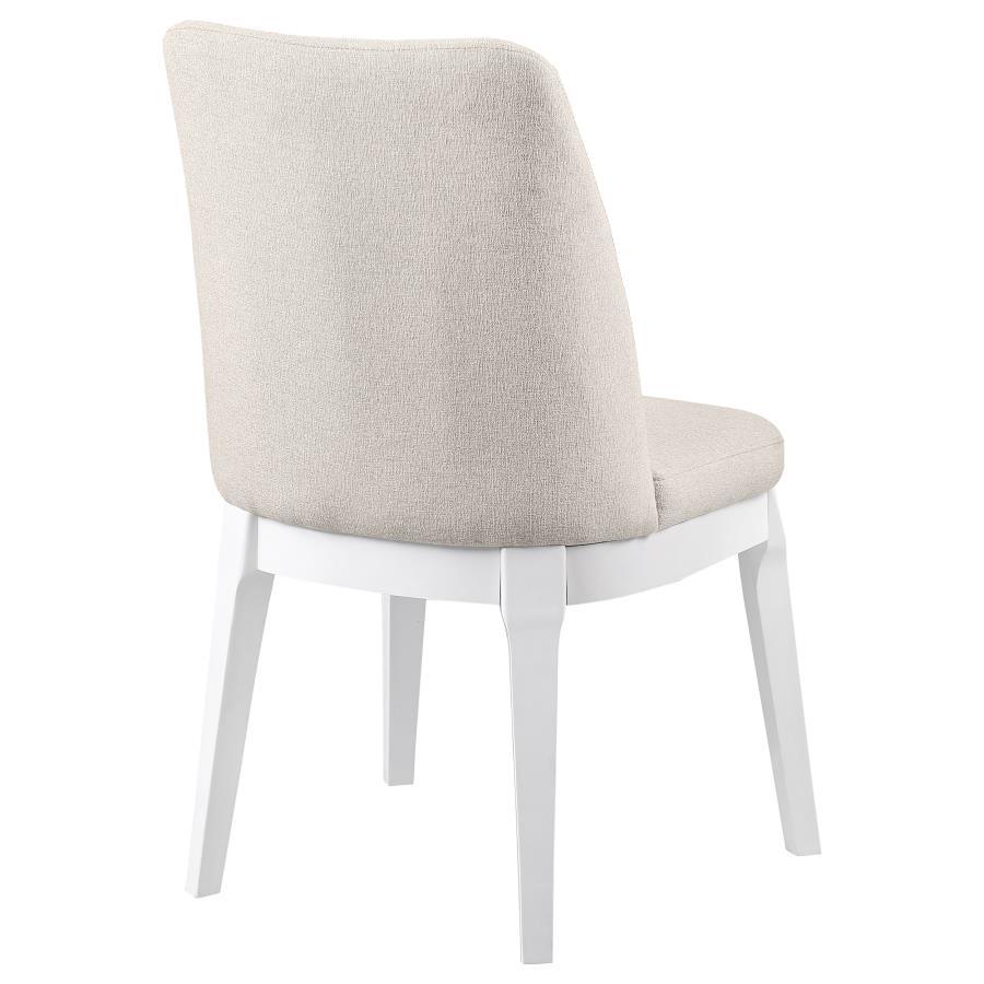 Carissa - Upholstered Dining Side Chair (Set of 2) - Beige Chair Set modern furniture Contempo Furniture