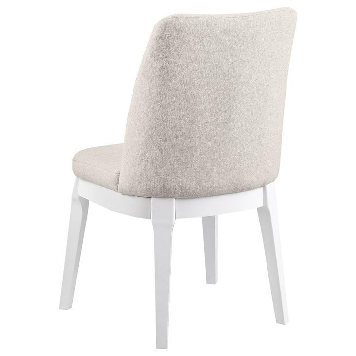 Carissa - Upholstered Dining Side Chair (Set of 2) - Beige Chair Set modern furniture Contempo Furniture