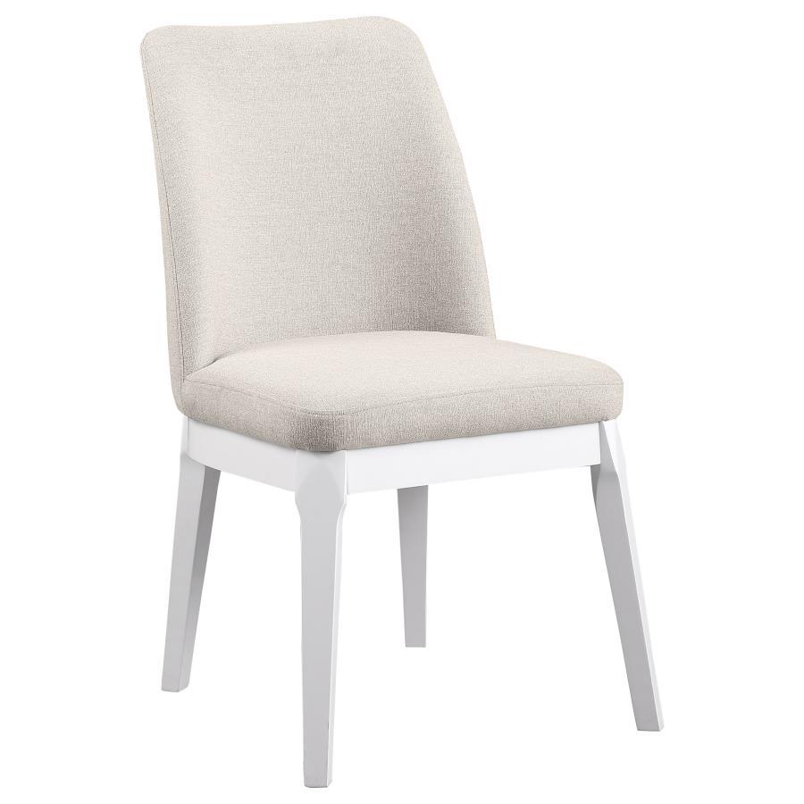 Carissa - Upholstered Dining Side Chair (Set of 2) - Beige Chair Set modern furniture Contempo Furniture