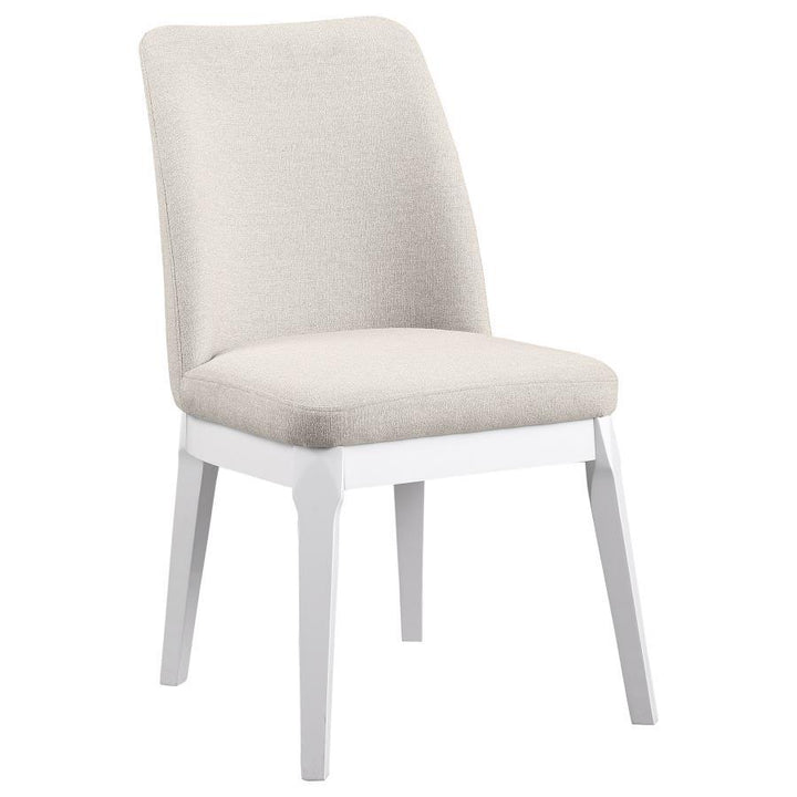 Carissa - Upholstered Dining Side Chair (Set of 2) - Beige Chair Set modern furniture Contempo Furniture