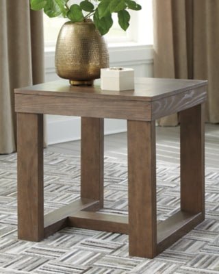 Cariton End Table - Gray End Table modern furniture Contempo Furniture