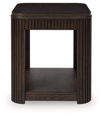 Carlibrie End Table - Dark Brown End Table modern furniture Contempo Furniture