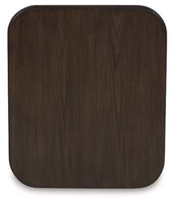 Carlibrie End Table - Dark Brown End Table modern furniture Contempo Furniture