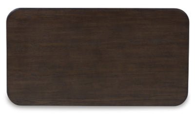 Carlibrie Lift - Top Coffee Table - Dark Brown Cocktail Table modern furniture Contempo Furniture