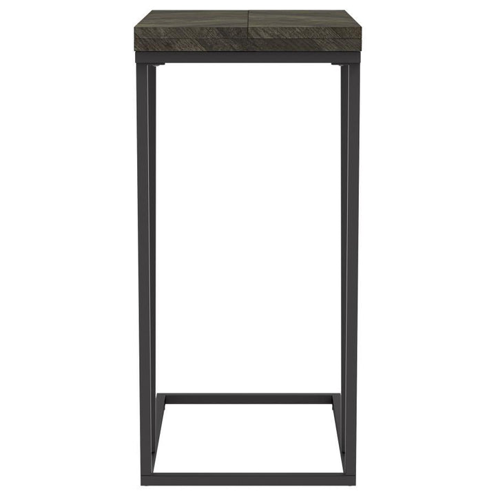 Carly - Expandable Engineered Wood C - Shaped Side Table - Gray Side Table modern furniture Contempo Furniture