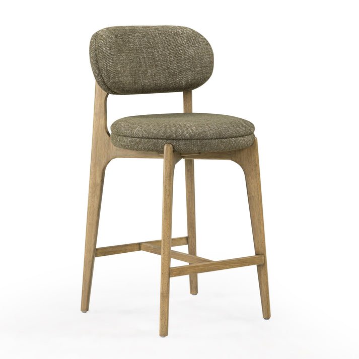 Carnation Performance Fabric Counter Stool Bar Stool modern furniture Contempo Furniture
