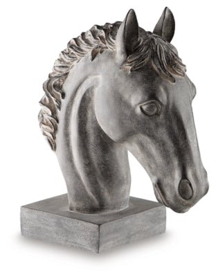 Carnlow Sculpture - Dark Gray Sculpture &amp; Figurine modern furniture Contempo Furniture