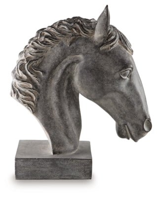 Carnlow Sculpture - Dark Gray Sculpture &amp; Figurine modern furniture Contempo Furniture