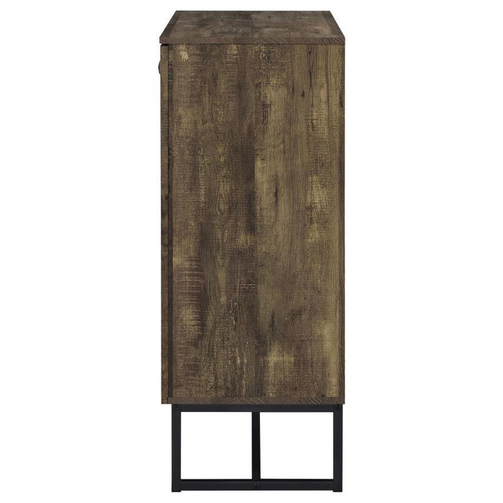 Carolyn - 2 Door Engineered Accent Wood Cabinet - Rustic Oak Accent Cabinet modern furniture Contempo Furniture