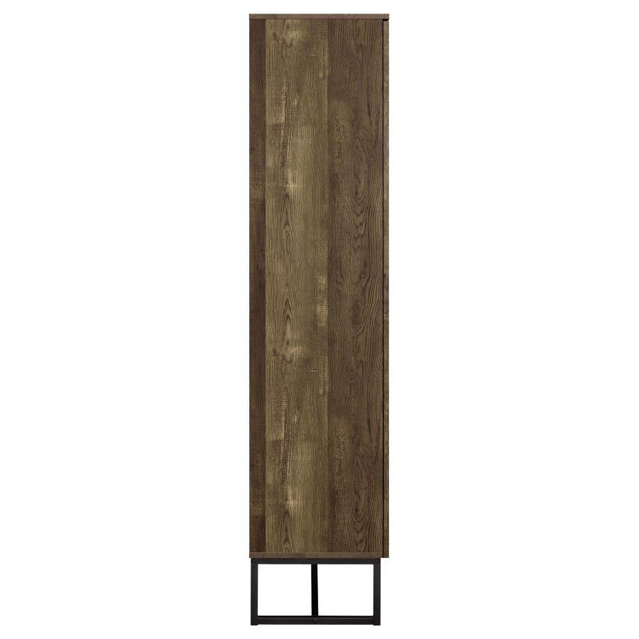 Carolyn - 2 Door Engineered Wood Accent Cabinet - Rustic Oak Accent Cabinet modern furniture Contempo Furniture