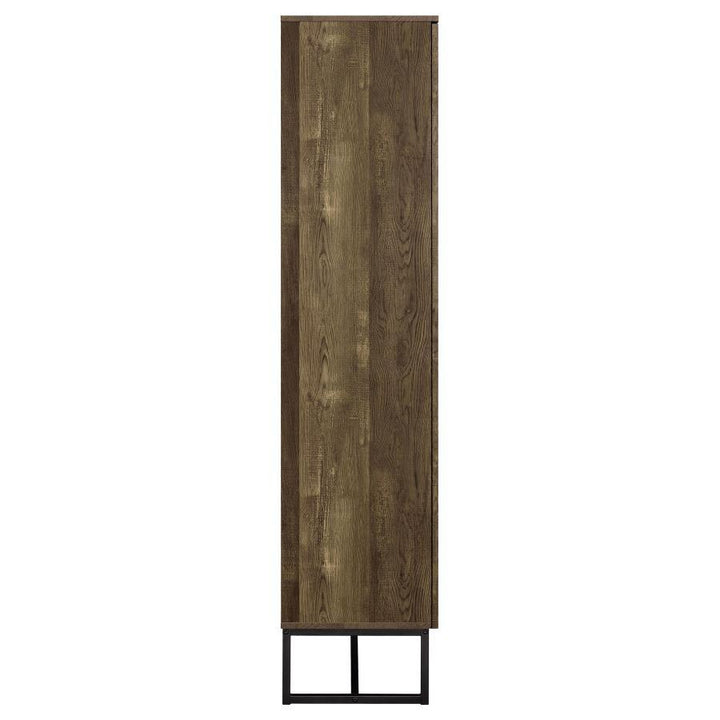 Carolyn - 2 Door Engineered Wood Accent Cabinet - Rustic Oak Accent Cabinet modern furniture Contempo Furniture